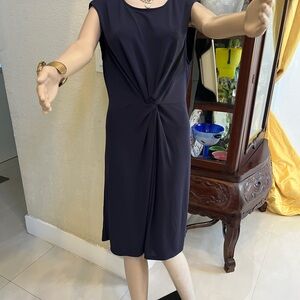 Ann Taylor Midnight Blue Midi Dress